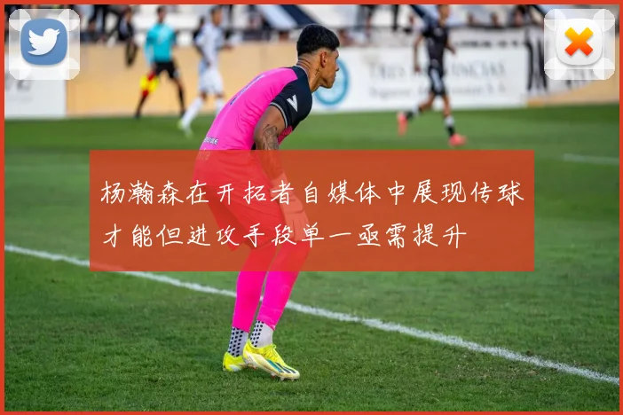 杨瀚森在开拓者自媒体中展现传球才能但进攻手段单一亟需提升
